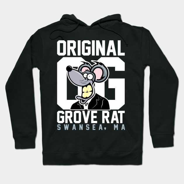 OG Grove Rat Swansea MA - Dark Hoodie by Gimmickbydesign